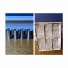 Minatare Glass and Metal Individual Salt Shakers