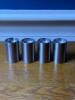 Minatare Glass and Metal Individual Salt Shakers - 6