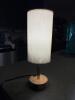 Modern Table Lamp with USB Ports and Wood Base - 2