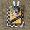 Hand Painted House of Hatten Ram Motif Ceramic Butter Dish - 3