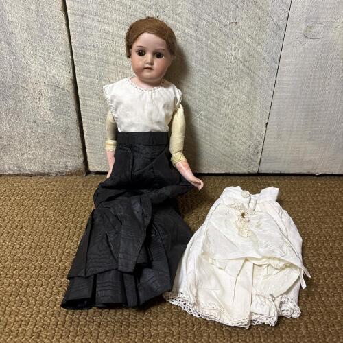 Antique Armand Marseille 370 DEP Bisque Head Doll with Clothing
