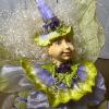 Whimsical Purple and Green Fairy Doll - 4