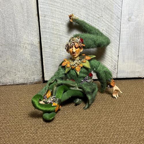 Whimsical Woodland Elf Art Doll