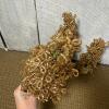 Trio of Gold Pipe Cleaner Tabletop Trees - 2