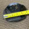 Decorative Black Painted Metal Bowl With Floral Motif - 5