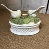 Italian Ceramic Bird Nest Motif Lidded Dish - 4