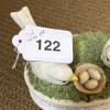 Italian Ceramic Bird Nest Motif Lidded Dish - 9