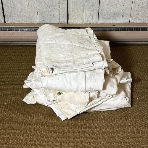 Mystery Lot of Assorted White Linens