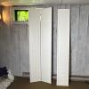 Pair of White Multi-Panel Bi-Fold Closet Doors - 2
