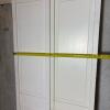 Pair of White Multi-Panel Bi-Fold Closet Doors - 6