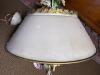 Floral Tole-Style Hanging Chandelier With Shade - 6