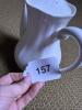 Federalist Ironstone White Coffee Pot with Lid - 6
