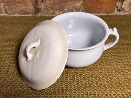 Mellor Taylor Stone China Covered Chamber Pot