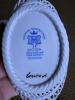Pair of Moga Porcelain Rabbit Baskets Hand Painted Romania - 3