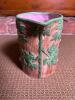 Majolica-Style Ceramic Pitcher with Leaf Relief - 5