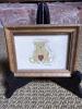 Framed Teddy Bear Folk Wall Art