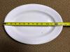 White Oval Ceramic Platters - 5