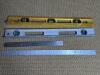 Carpenter Squares, Levels, and Steel Rulers Assortment - 2