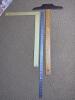 Carpenter Squares, Levels, and Steel Rulers Assortment - 6
