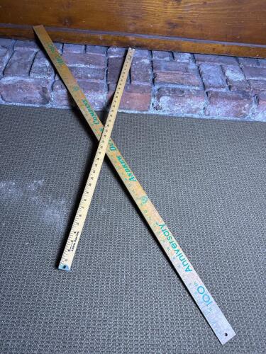 AAkron Rule Corp. Meter Sticks with Andrew Dutton Company Branding