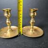 Pair of Brass Candlesticks in Traditional Style - 3