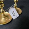 Pair of Brass Candlesticks in Traditional Style - 4