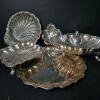 Silver-Plated Serving Dishes in Shell and Scallop Motif - 3