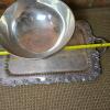 Silver on Copper Punch Bowl with Tray, Victorian-Style - 4