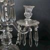 Crystal Three-Arm Candelabra with Prisms - 2
