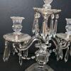 Crystal Three-Arm Candelabrum with Prisms in the Victorian Manner - 2