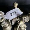 Cherub-Style Metal Figural Candle Holders - 6