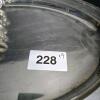 Silverplate Ornate Rim Tray with Metal Bobeche - 5