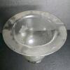Etched Glass Vase with Grape and Leaf Motif - 2