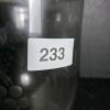 Etched Glass Vase with Grape and Leaf Motif - 5
