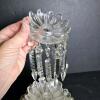 Crystal Lustre Candle Bobeche with Prism Drops - 2