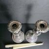 Pair of Silver-Plated Classical-Style Candlesticks - 3