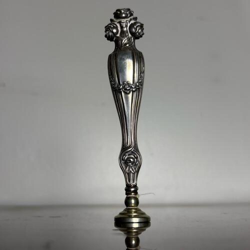 Antique Sterling Wax Seal Stamp