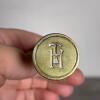 Art Deco-Style Alpacca Monogram Wax Seal Stamp - 3