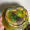 Majolica-Style Leaf and Botanical Motif Plates - 12