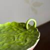 Pair of Royal Bayreuth Bavaria Green Leaf Dishes - 3