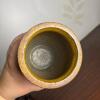 Stoneware Vase with Bird Motif - 8