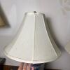Pair of Blue and White Ceramic Table Lamps - 6