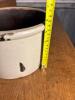 Stoneware Crock with Brown Interior Glaze - 7