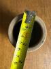 Small Handmade Stoneware Mustard Pot - 6