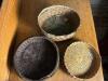 Three Handmade Woven Baskets with Lids - 2
