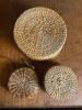 Woven Lidded Baskets in Folk Art Style - 3