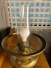 ABCO Rochester Brass Electric Table Lamp with Swirl Glass Shade - 3