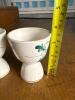 Pair of Hand-Painted Double Egg Cups in Folk Art Style - 8