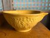 Antique J.E. Jeffords Yellow Ware Mixing Bowl