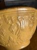 Antique J.E. Jeffords Yellow Ware Mixing Bowl - 9